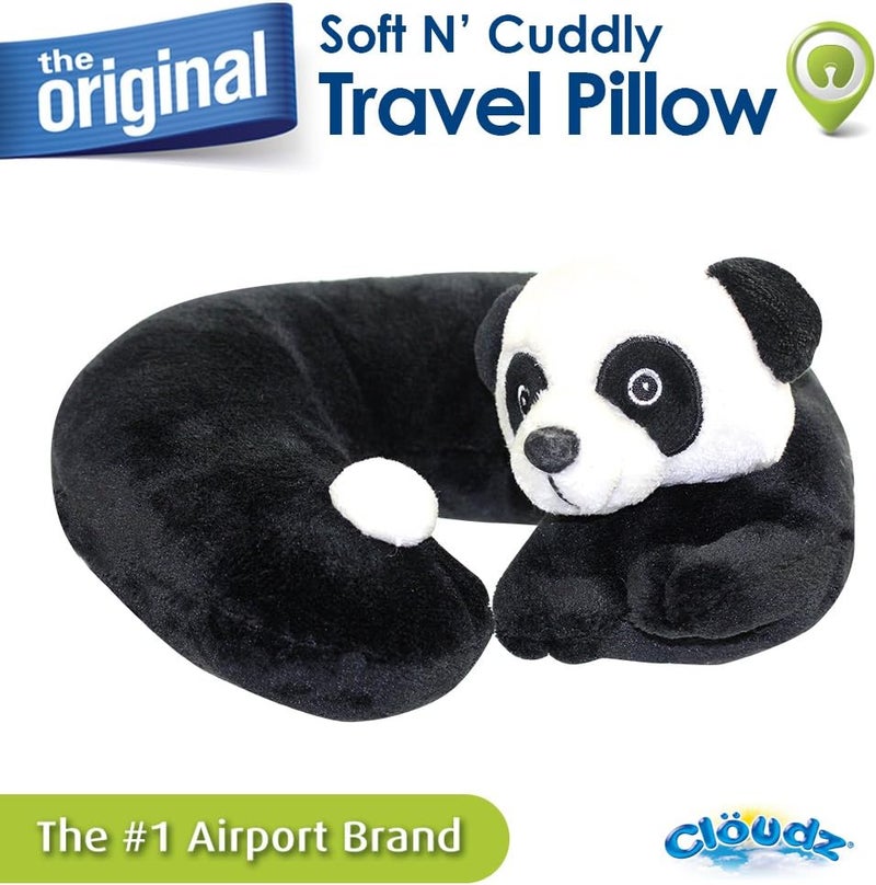 Cloudz Kids Plush Animal Neck Pillow - Panda - Image 2